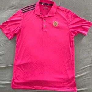 Adidas Golf Men's Pink Polo Shirt